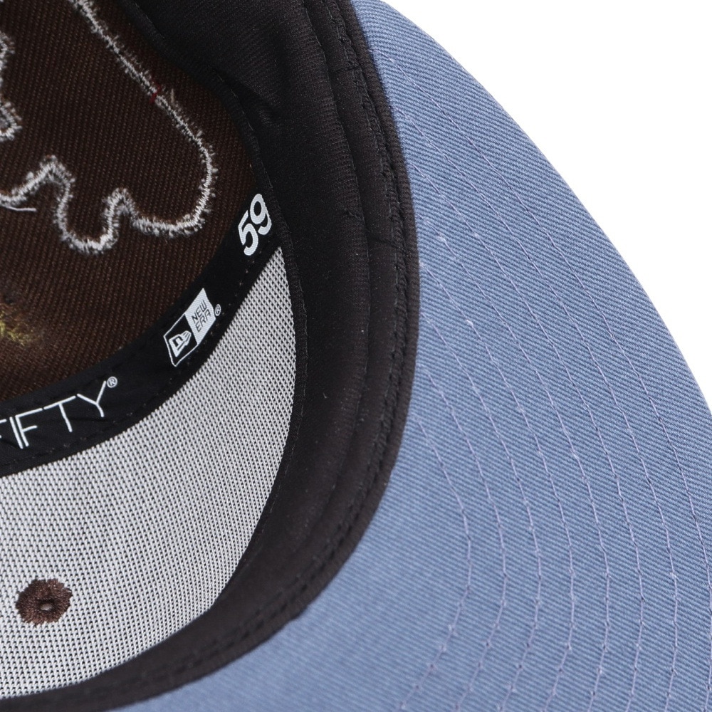 ニューエラ（NEW ERA）（メンズ、レディース）キャップ 59FIFTY ストリートファイター2 ボーナスステージ ウォールナット スレートバイザー 14125312