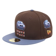 (メンズ、レディース)キャップ 59FIFTY ストリートファイター2 ボーナスステージ ウォールナット スレートバイザー 14125312