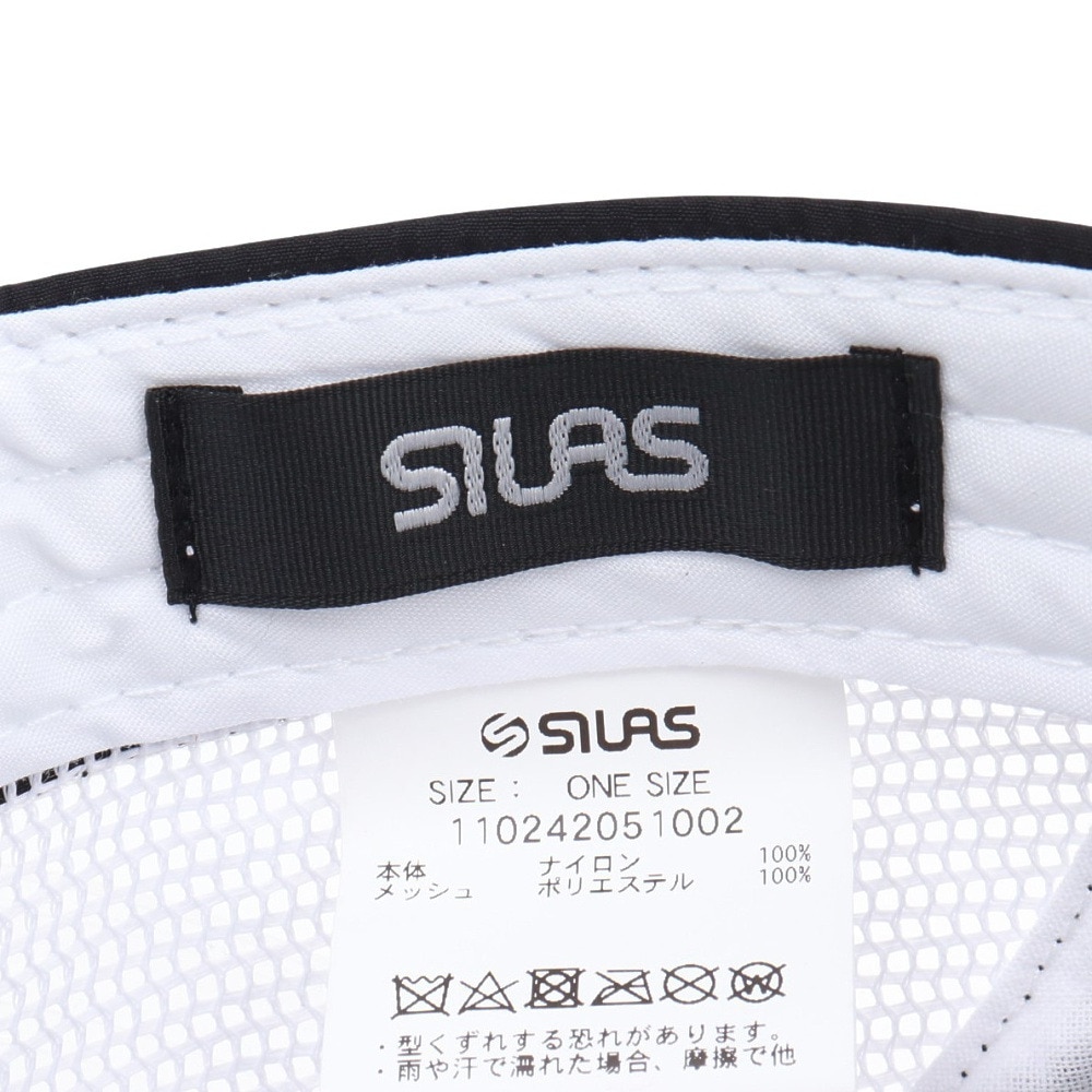 サイラス（SILAS）（メンズ）帽子 CREWキャップ 110242051002-BLACK