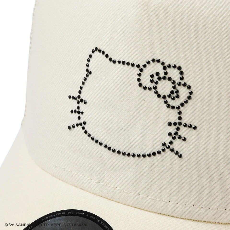 ニューエラ（NEW ERA）（メンズ、レディース）9FORTY A-Frame トラッカー HELLO KITTY ラインストーン キャップ 14348619