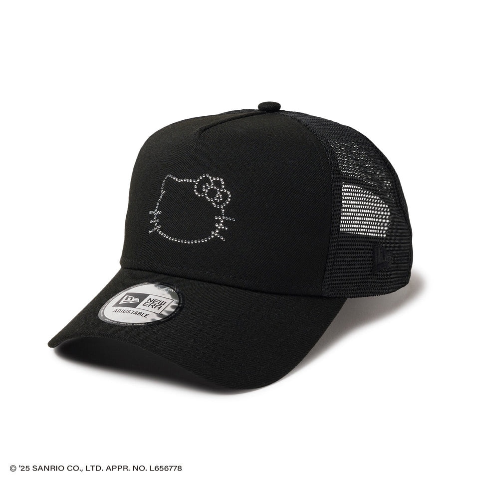 ニューエラ（NEW ERA）（メンズ、レディース）9FORTY A-Frame トラッカー HELLO KITTY ラインストーン キャップ 14348620