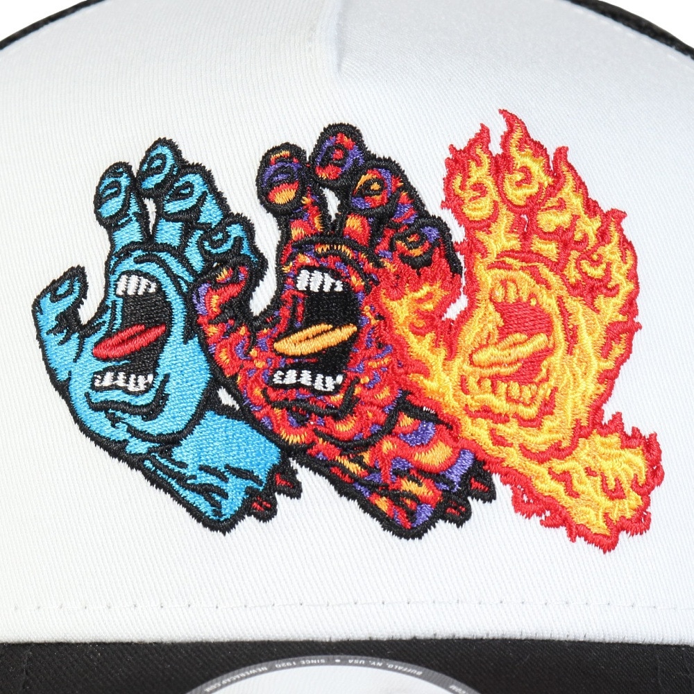 ニューエラ（NEW ERA）（メンズ、レディース）帽子 キャップ 9FORTY A-Frame トラッカー SANTA CRUZ 3スクリーミングハンド 14384269