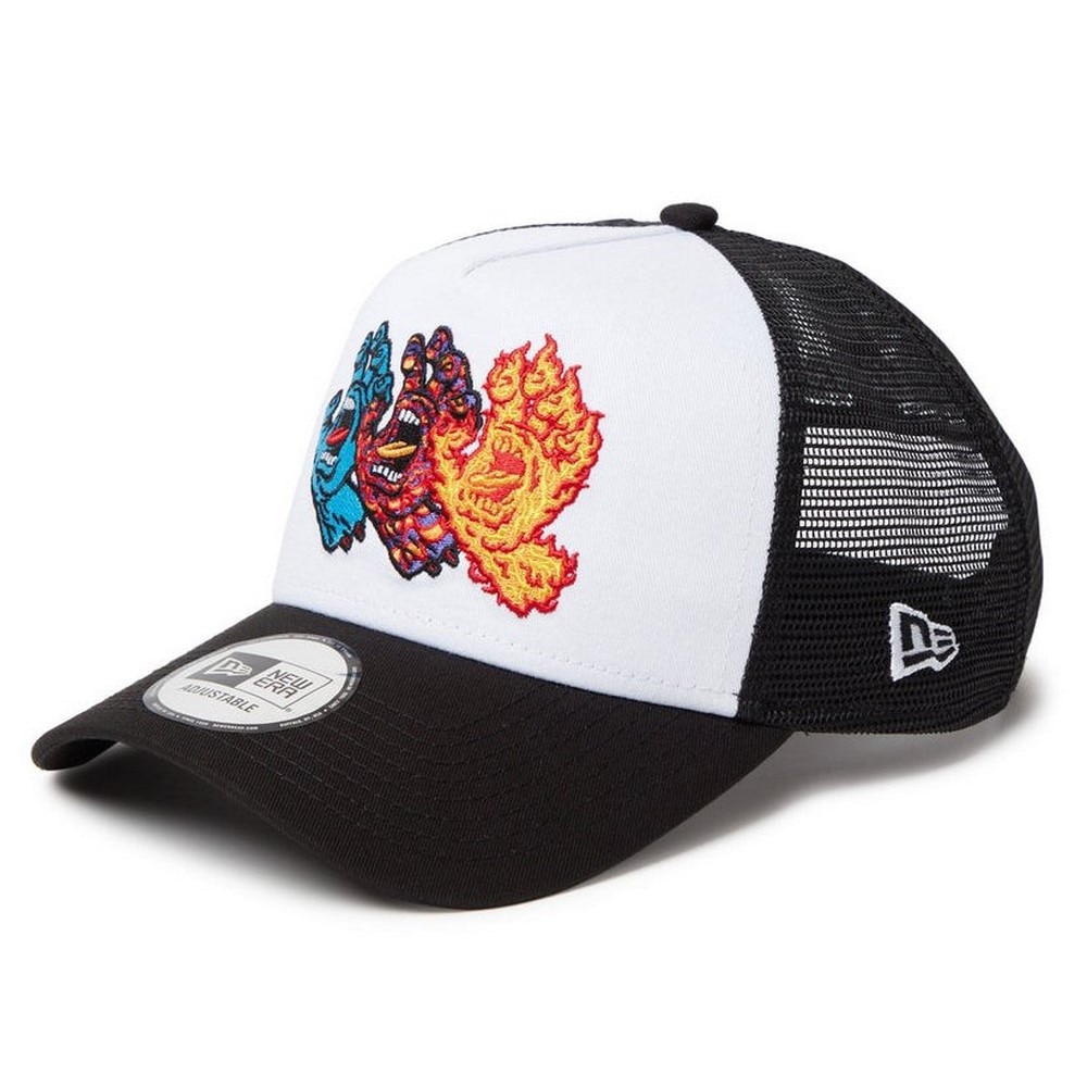 ニューエラ（NEW ERA）（メンズ、レディース）帽子 キャップ 9FORTY A-Frame トラッカー SANTA CRUZ 3スクリーミングハンド 14384269