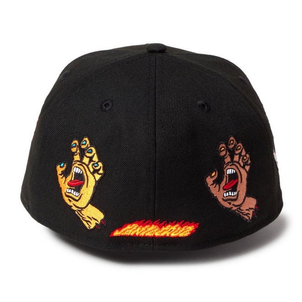 ニューエラ（NEW ERA）（メンズ、レディース）帽子 キャップ 59FIFTY SANTA CRUZ オールオーバー スクリーミングハンド 14384270
