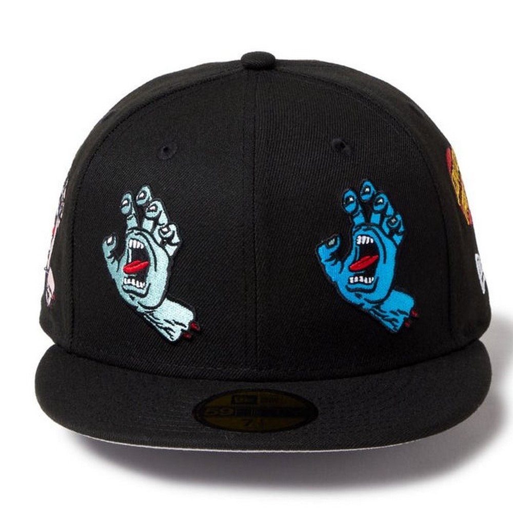 ニューエラ（NEW ERA）（メンズ、レディース）帽子 キャップ 59FIFTY SANTA CRUZ オールオーバー スクリーミングハンド 14384270
