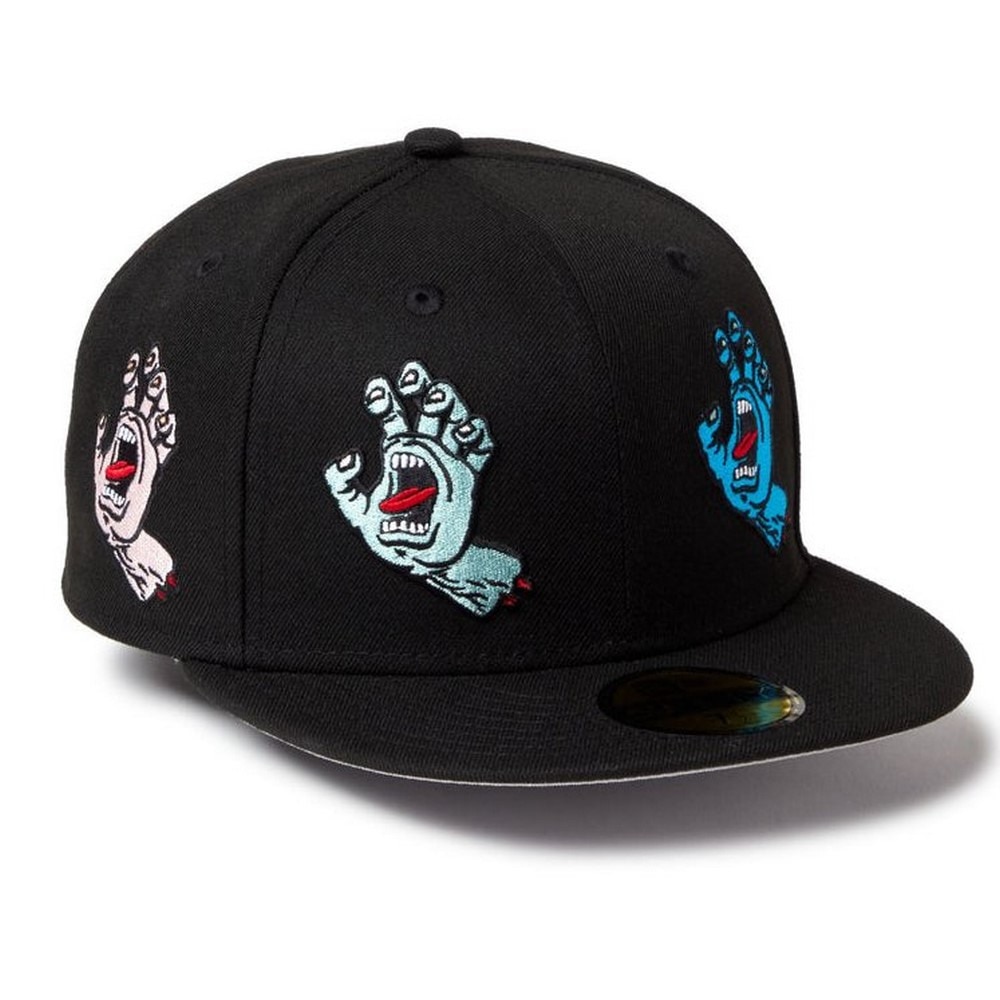 ニューエラ（NEW ERA）（メンズ、レディース）帽子 キャップ 59FIFTY SANTA CRUZ オールオーバー スクリーミングハンド 14384270