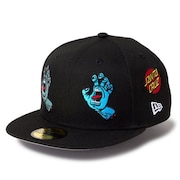 (メンズ、レディース)帽子 キャップ 59FIFTY SANTA CRUZ オールオーバー スクリーミングハンド 14384270