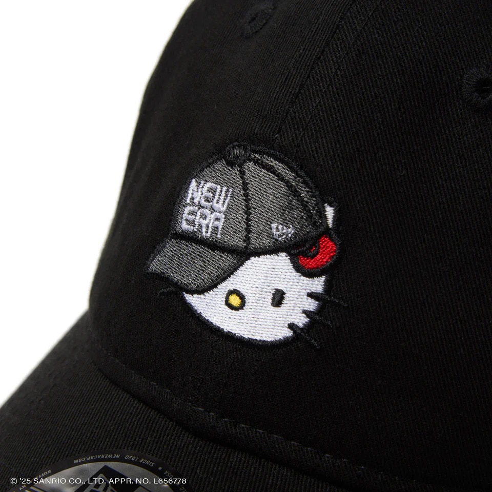 ニューエラ（NEW ERA）（メンズ、レディース）9TWENTY ハローキティ キャップ ブラック 14432201