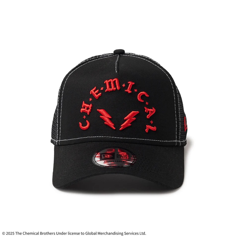 ニューエラ（NEW ERA）（メンズ、レディース）帽子 キャップ 9FORTY A-Frame トラッカー The Chemical Brothers C-H-E-M-I-C-A-L 14457347