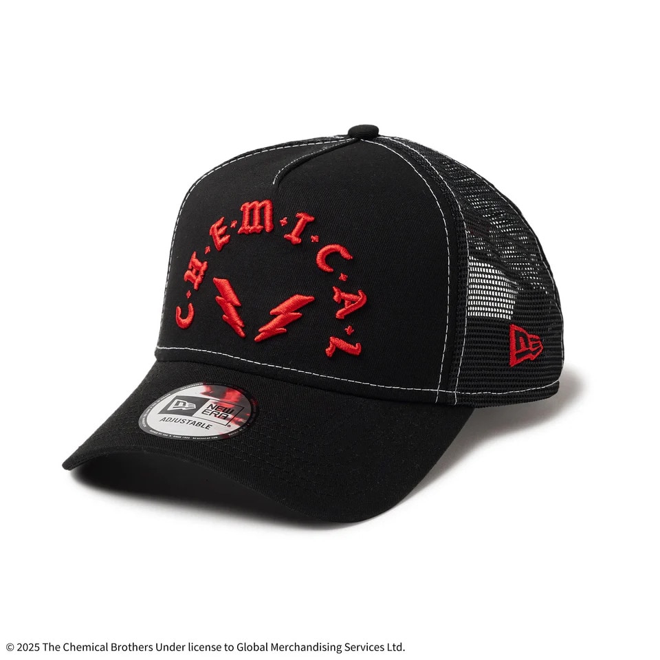 ニューエラ（NEW ERA）（メンズ、レディース）帽子 キャップ 9FORTY A-Frame トラッカー The Chemical Brothers C-H-E-M-I-C-A-L 14457347