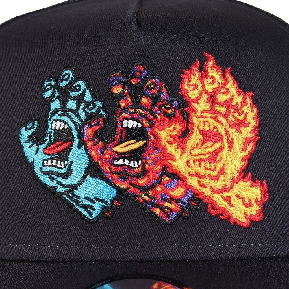 ニューエラ（NEW ERA）（メンズ、レディース）帽子 キャップ 9FORTY A-Frame トラッカー SANTA CRUZ 3スクリーミングハンド 14457353