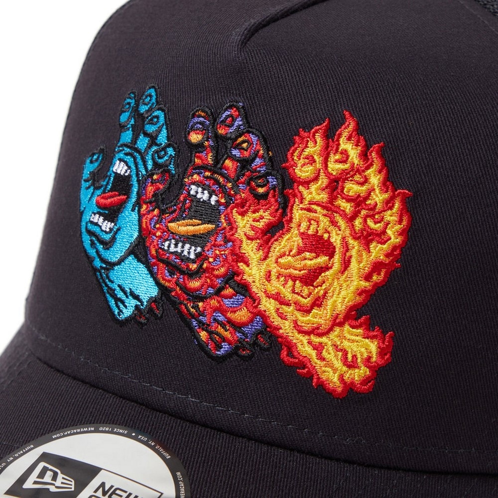 ニューエラ（NEW ERA）（メンズ、レディース）帽子 キャップ 9FORTY A-Frame トラッカー SANTA CRUZ 3スクリーミングハンド 14457353