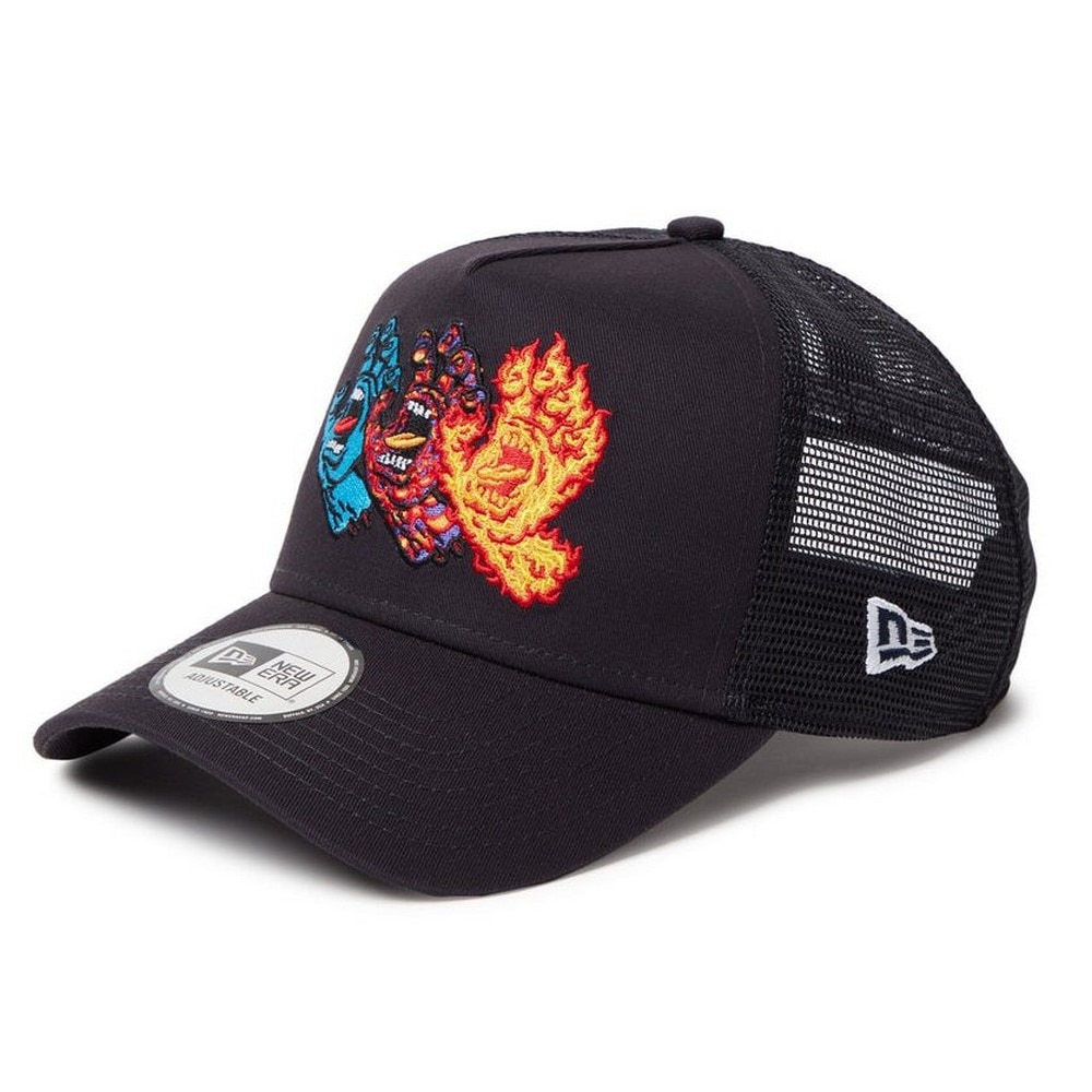 ニューエラ（NEW ERA）（メンズ、レディース）帽子 キャップ 9FORTY A-Frame トラッカー SANTA CRUZ 3スクリーミングハンド 14457353