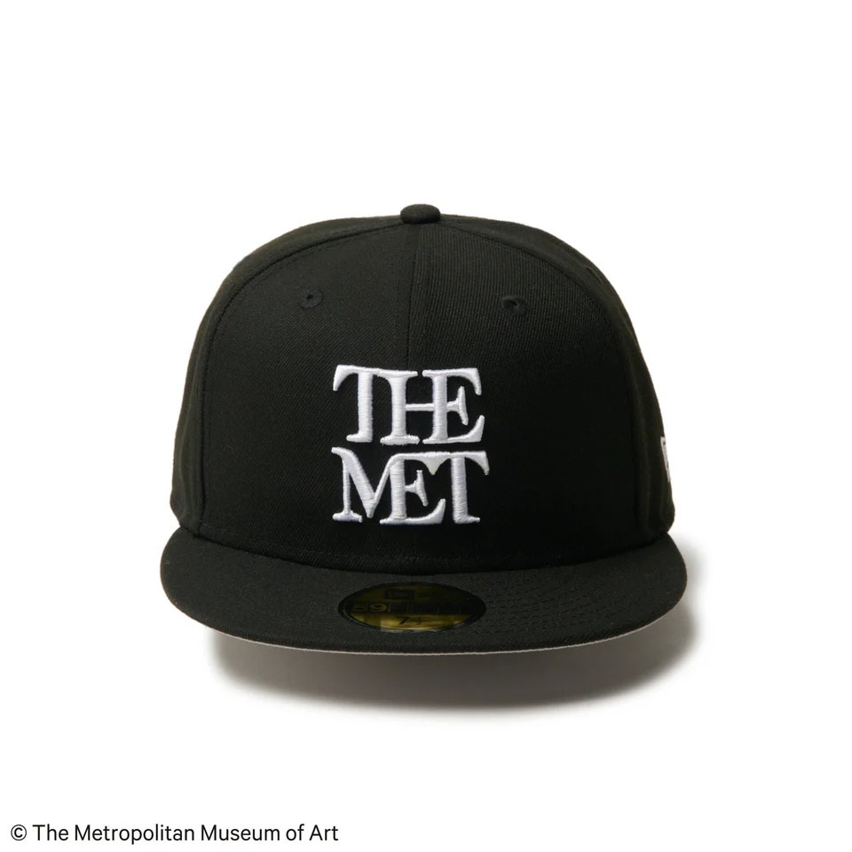 ニューエラ（NEW ERA）（メンズ、レディース）キャップ 59FIFTY The Met ライニングアート ブラック/ホワイト 14457391