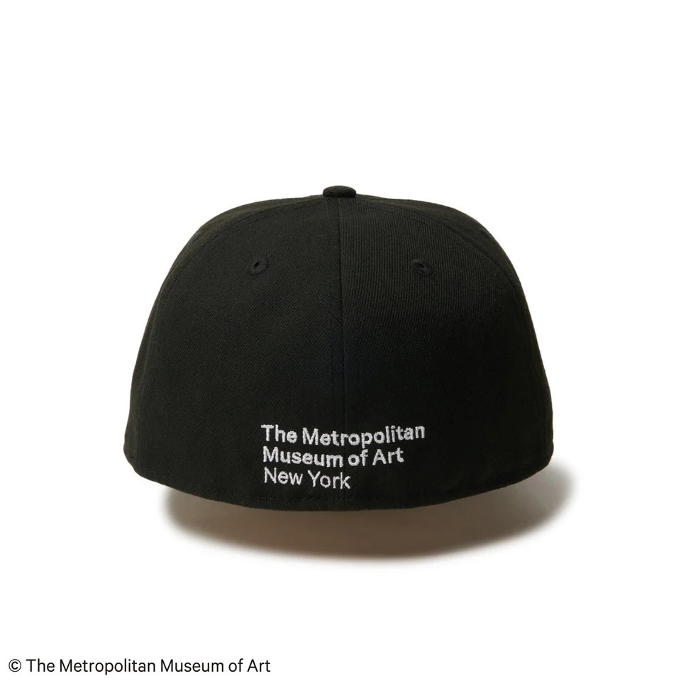 ニューエラ（NEW ERA）（メンズ、レディース）キャップ 59FIFTY The Met ライニングアート ブラック/ホワイト 14457391