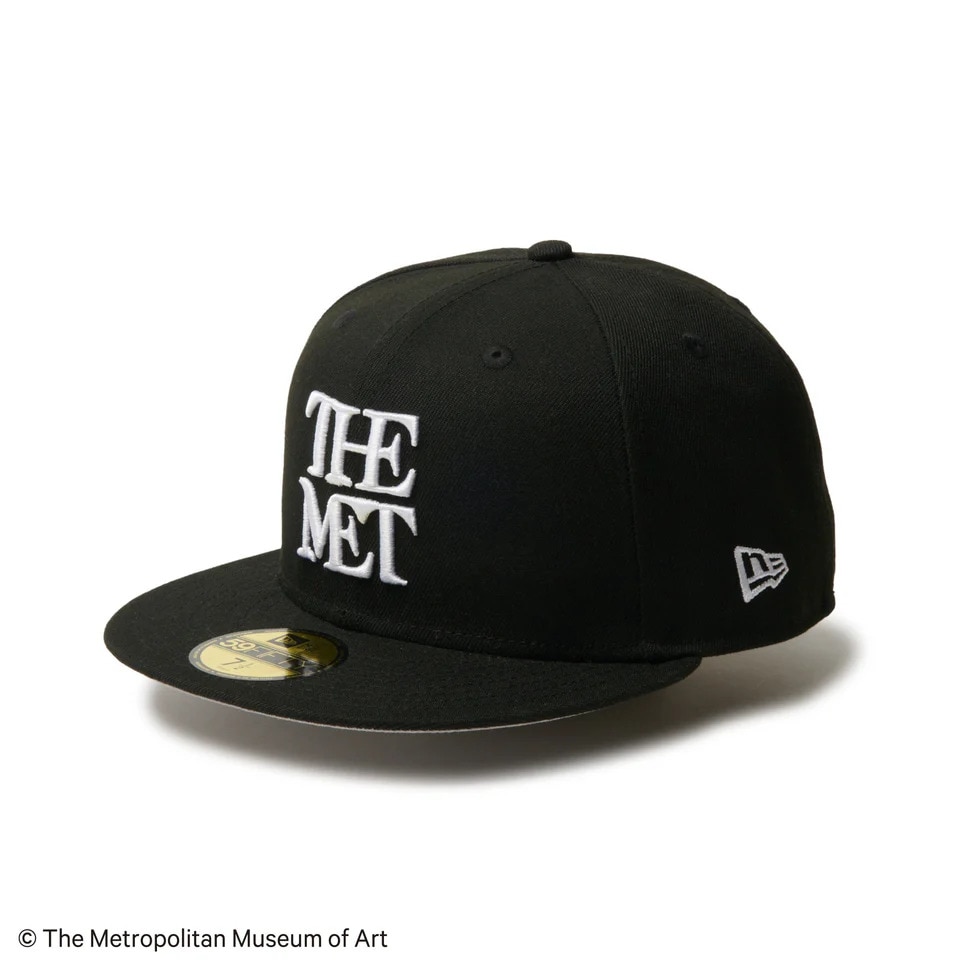 ニューエラ（NEW ERA）（メンズ、レディース）キャップ 59FIFTY The Met ライニングアート ブラック/ホワイト 14457391