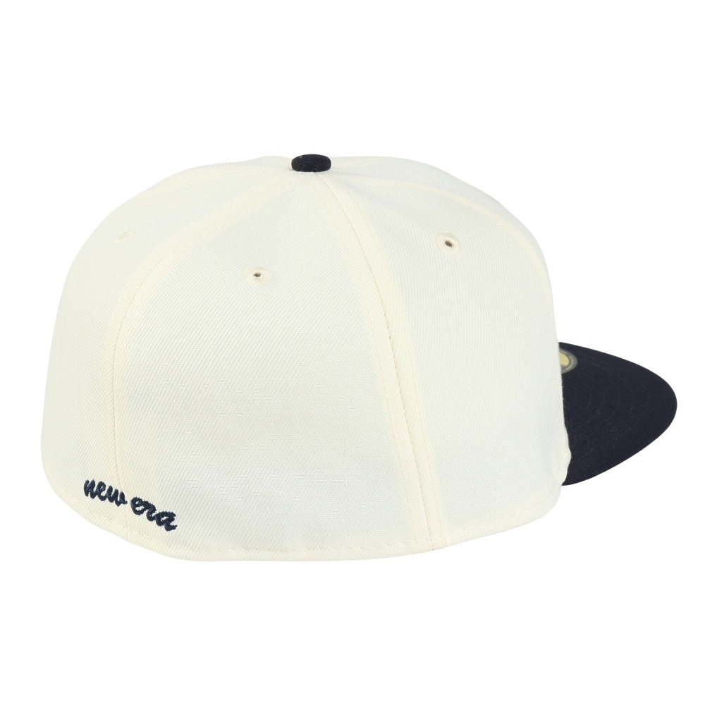 ニューエラ（NEW ERA）（メンズ、レディース）キャップ 59FIFTY ソフトバックラム クローム ネイビーバイザー 14460929
