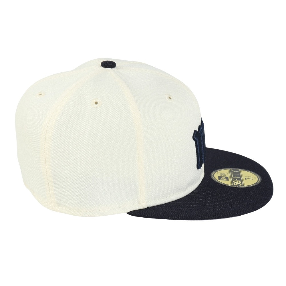 ニューエラ（NEW ERA）（メンズ、レディース）キャップ 59FIFTY ソフトバックラム クローム ネイビーバイザー 14460929