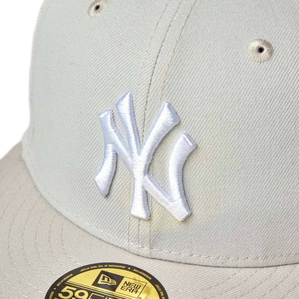 ニューエラ（NEW ERA）（メンズ、レディース）キャップ 59FIFTY ニューヨーク・ヤンキース サンディーリネン ストーンバイザー 14460934