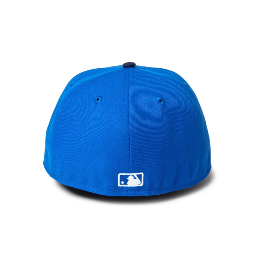 ニューエラ（NEW ERA）（メンズ、レディース）キャップ 59FIFTY ロサンゼルス・ドジャース スエットバンドブルーバイザー ライトネイビー 14460935