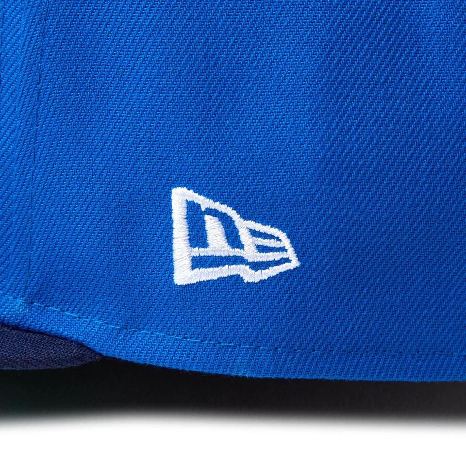 ニューエラ（NEW ERA）（メンズ、レディース）キャップ 59FIFTY ロサンゼルス・ドジャース スエットバンドブルーバイザー ライトネイビー 14460935