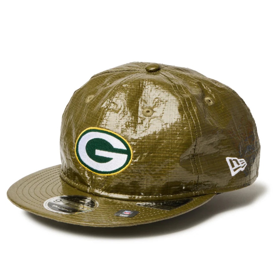 ニューエラ（NEW ERA）（メンズ、レディース）キャップ RC 9FIFTY フラットバイザー グリーンベイ・パッカーズ オリーブ 14517899