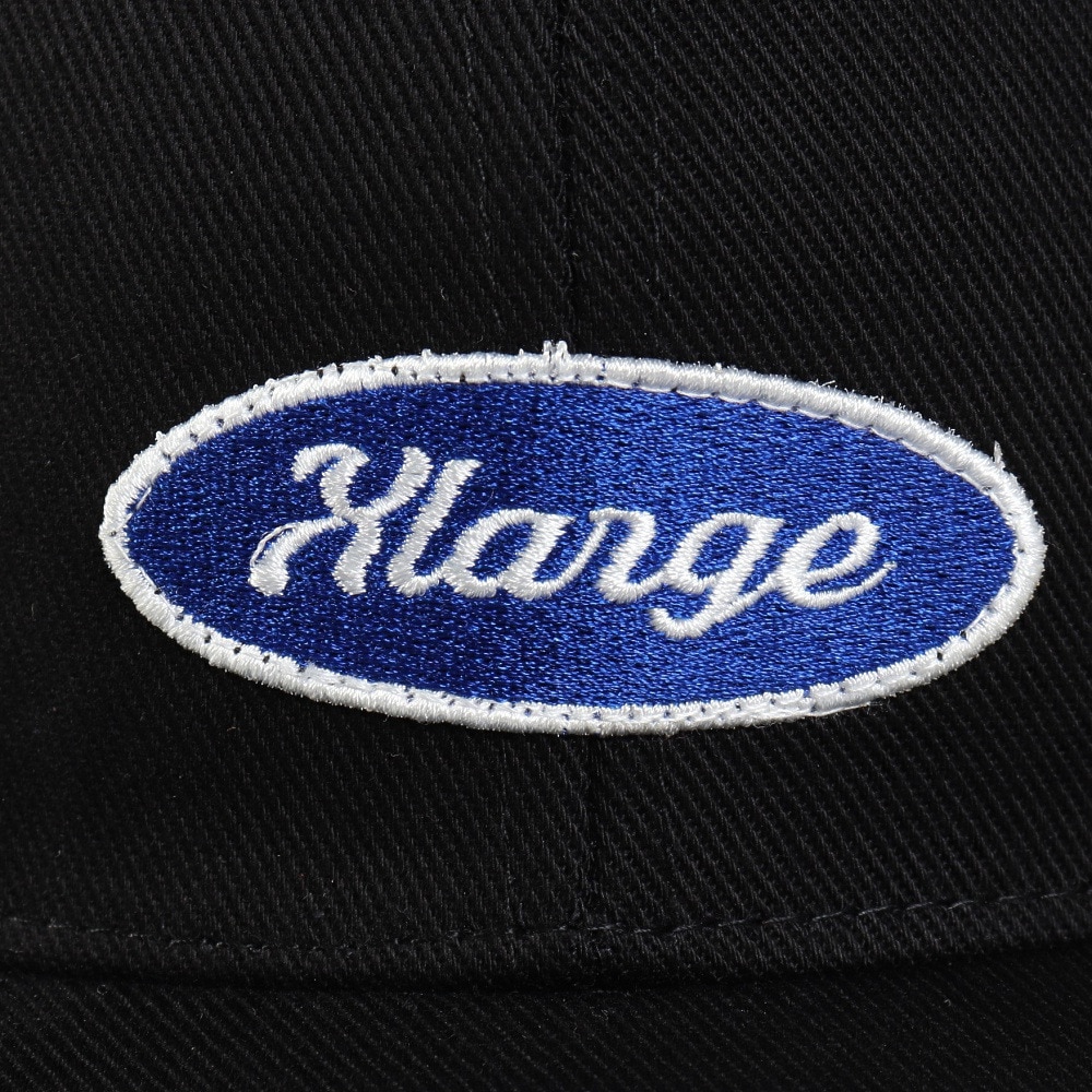 エクストララージ（XLARGE）（メンズ）帽子 OVAL ロゴ 6パネル キャップ 101252051003-BLACK