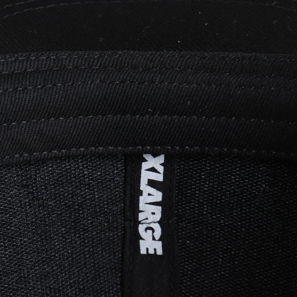 エクストララージ（XLARGE）（メンズ）帽子 OVAL ロゴ 6パネル キャップ 101252051003-BLACK