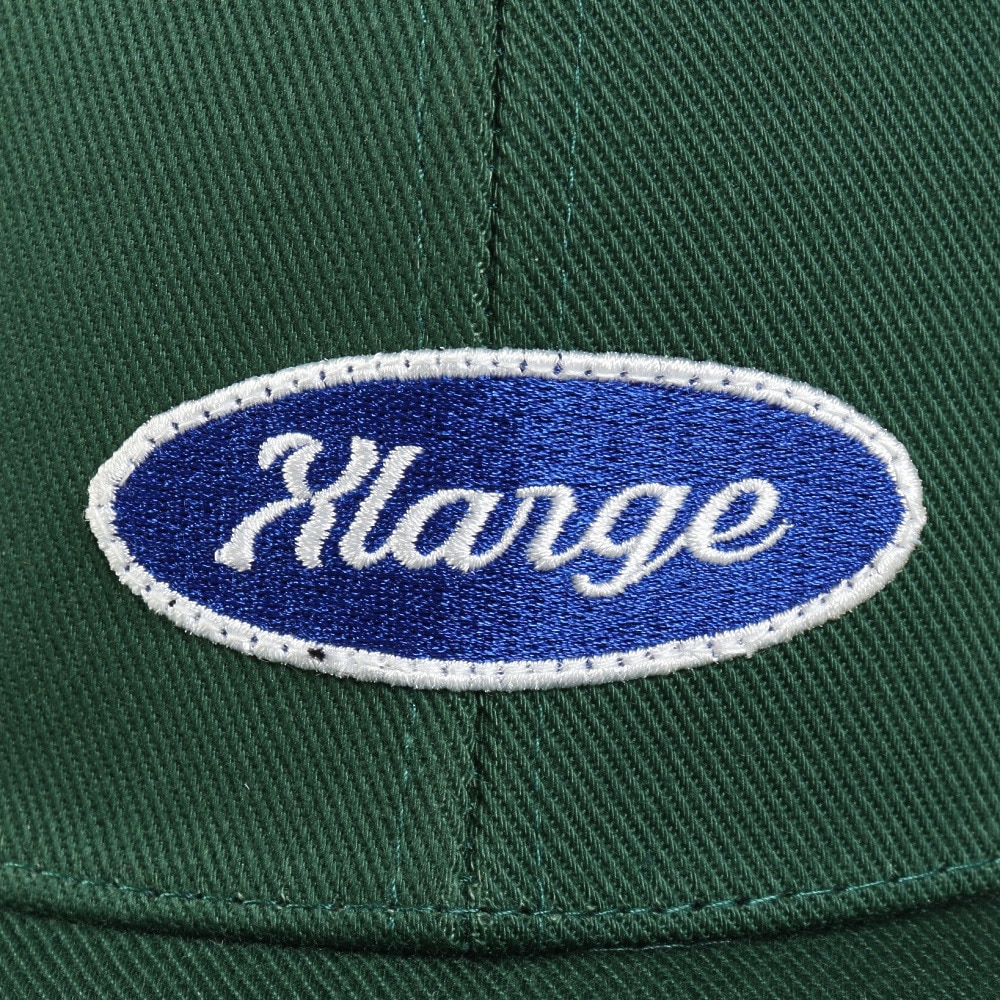 エクストララージ（XLARGE）（メンズ）帽子 OVAL ロゴ 6パネル キャップ 101252051003-GREEN