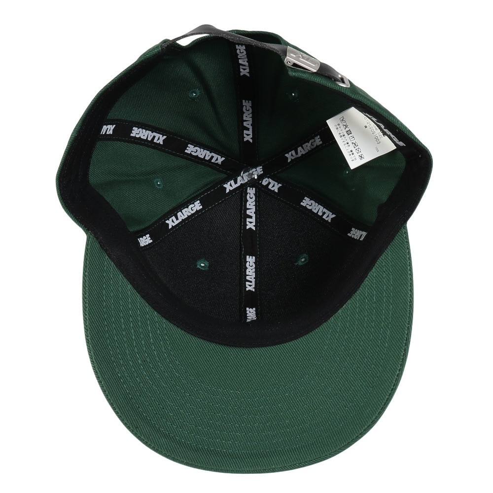 エクストララージ（XLARGE）（メンズ）帽子 OVAL ロゴ 6パネル キャップ 101252051003-GREEN
