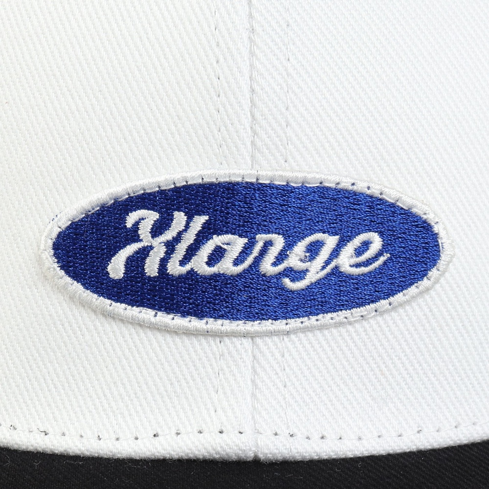 エクストララージ（XLARGE）（メンズ）帽子 OVAL ロゴ 6パネル キャップ 101252051003-WHITE