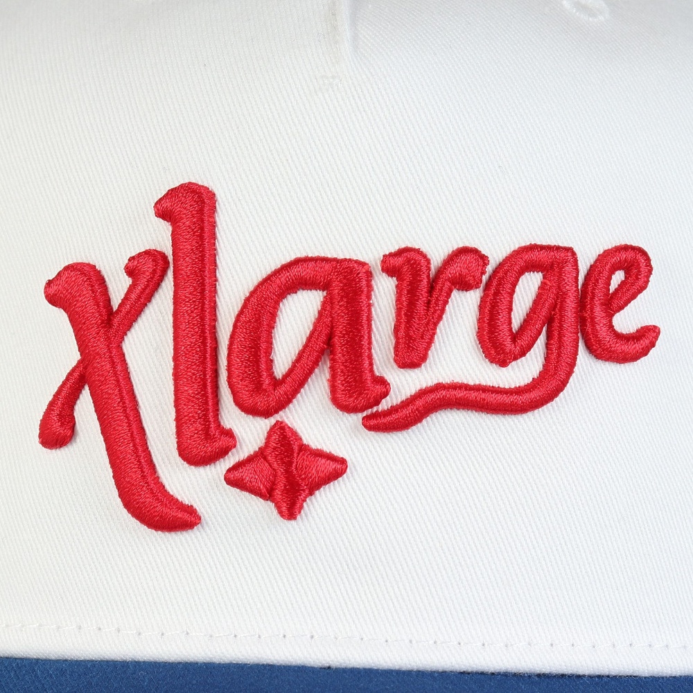 エクストララージ（XLARGE）（メンズ）帽子 COMMUNITY SPIRIT SNAPBACK キャップ 101252051006-BLUE
