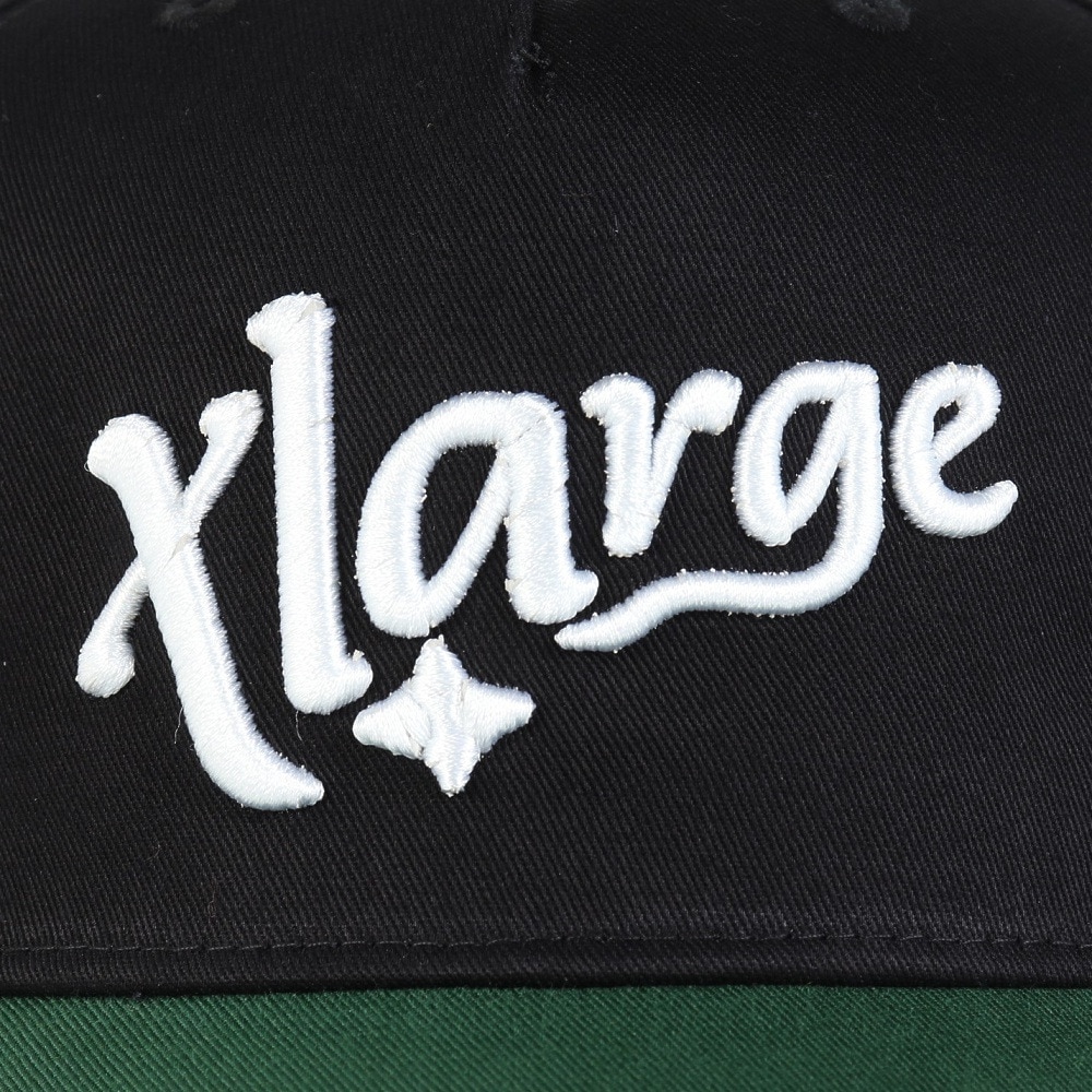 エクストララージ（XLARGE）（メンズ）帽子 COMMUNITY SPIRIT SNAPBACK キャップ 101252051006-GREEN