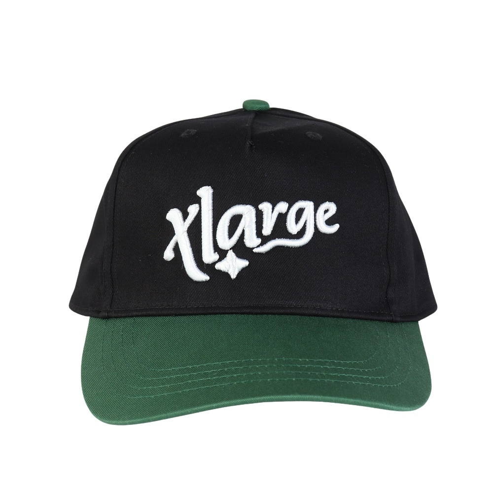 エクストララージ（XLARGE）（メンズ）帽子 COMMUNITY SPIRIT SNAPBACK キャップ 101252051006-GREEN