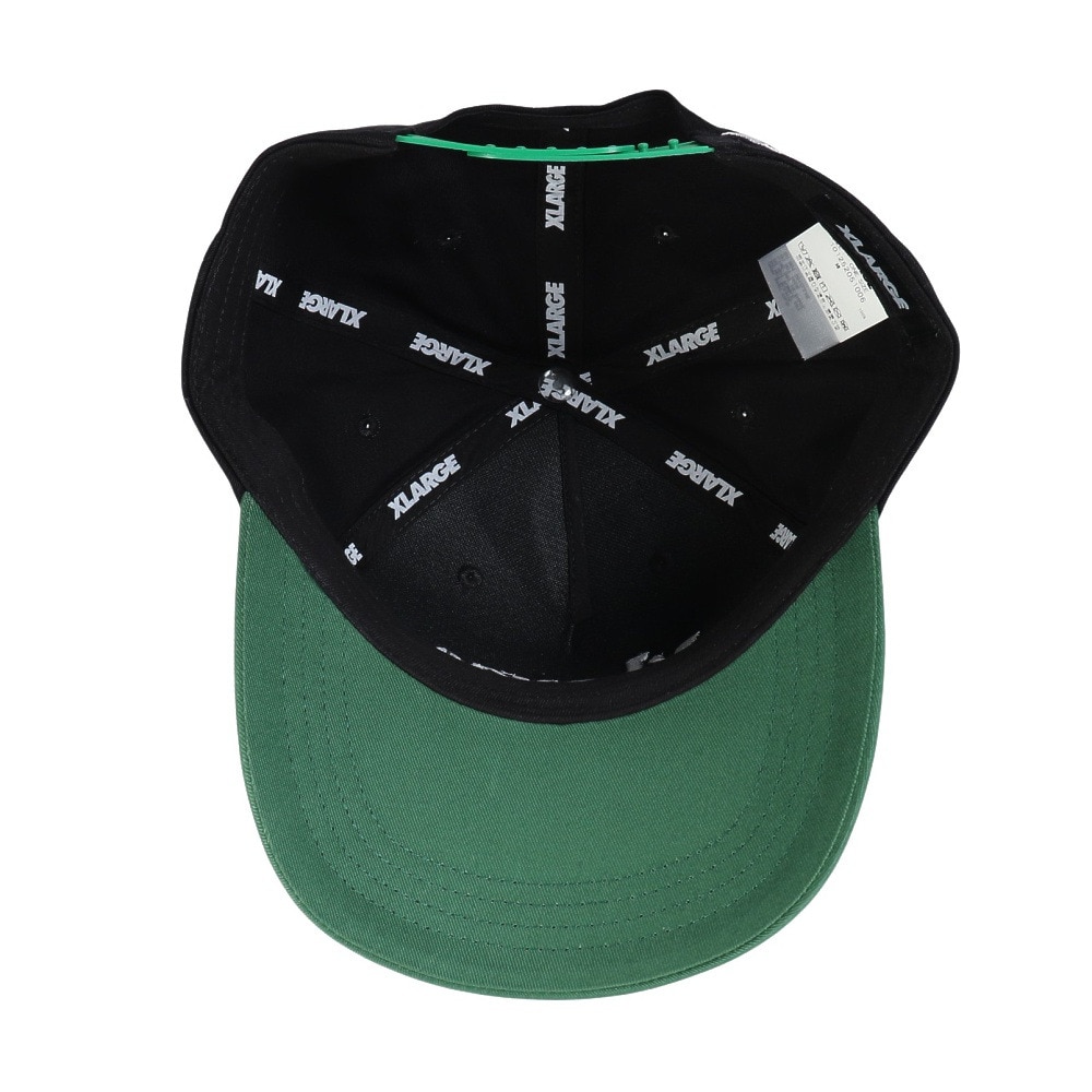 エクストララージ（XLARGE）（メンズ）帽子 COMMUNITY SPIRIT SNAPBACK キャップ 101252051006-GREEN