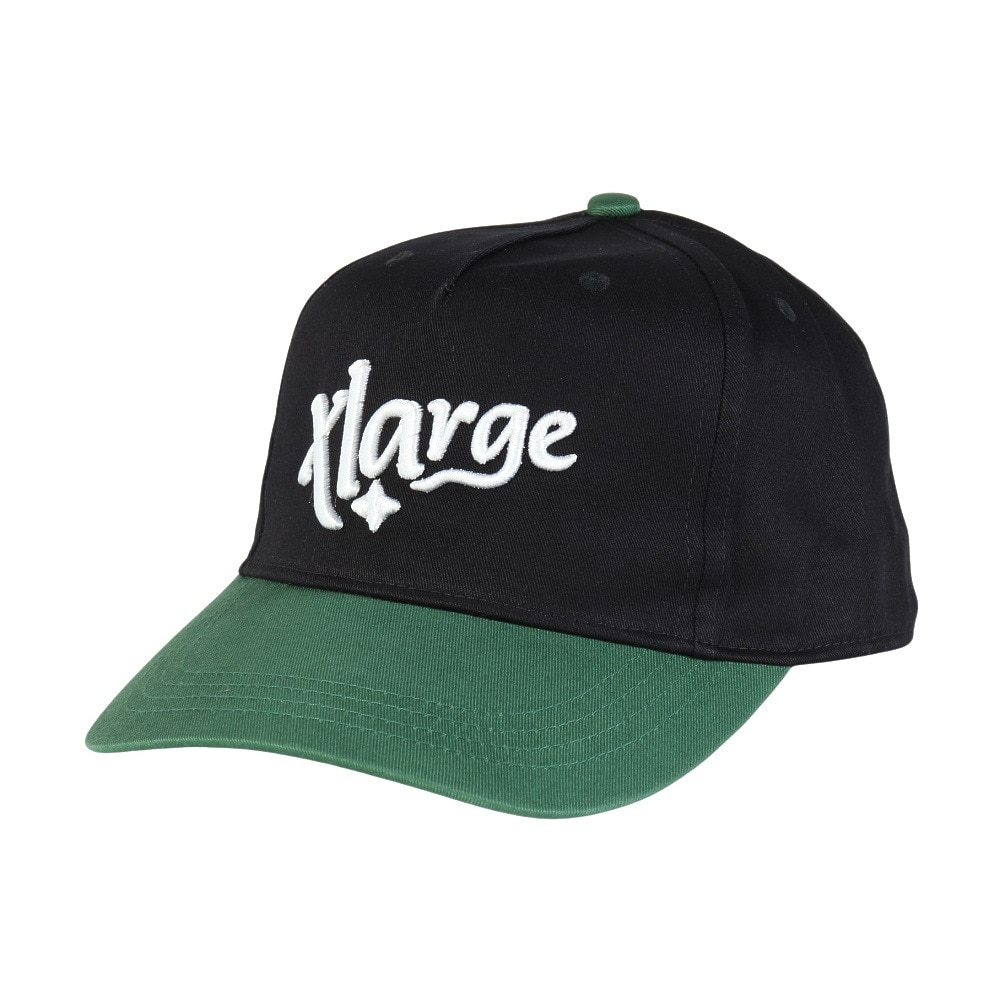 エクストララージ（XLARGE）（メンズ）帽子 COMMUNITY SPIRIT SNAPBACK キャップ 101252051006-GREEN