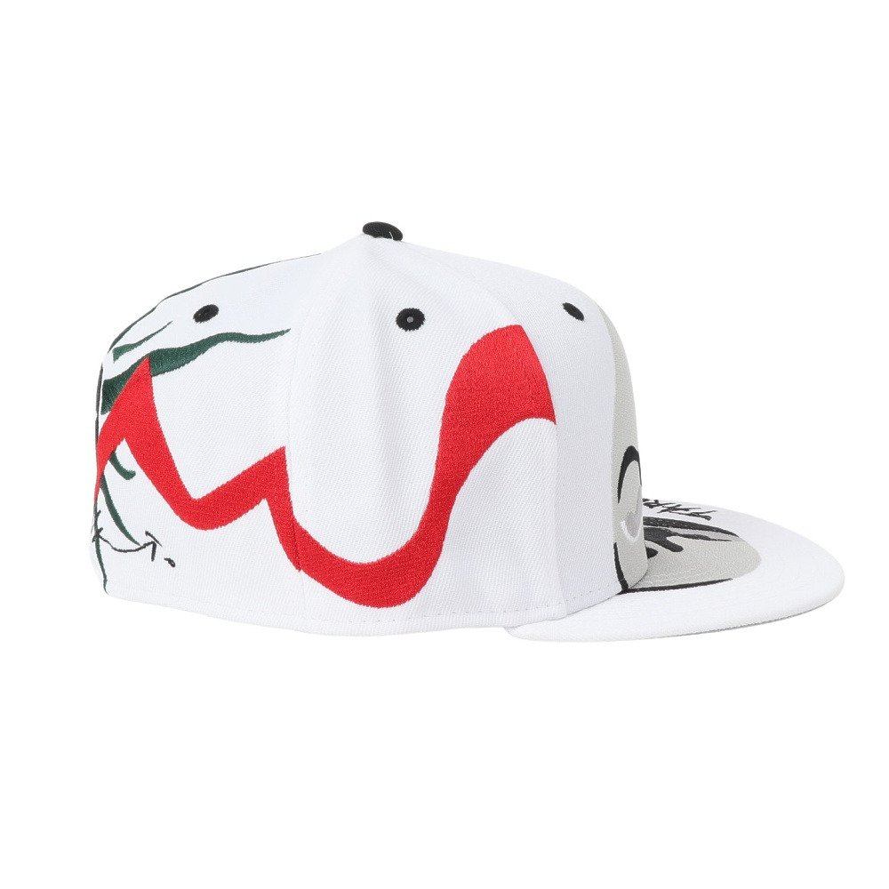 ニューエラ（NEW ERA）（メンズ）帽子 59FIFTY 岡本太郎 太陽 ホワイト