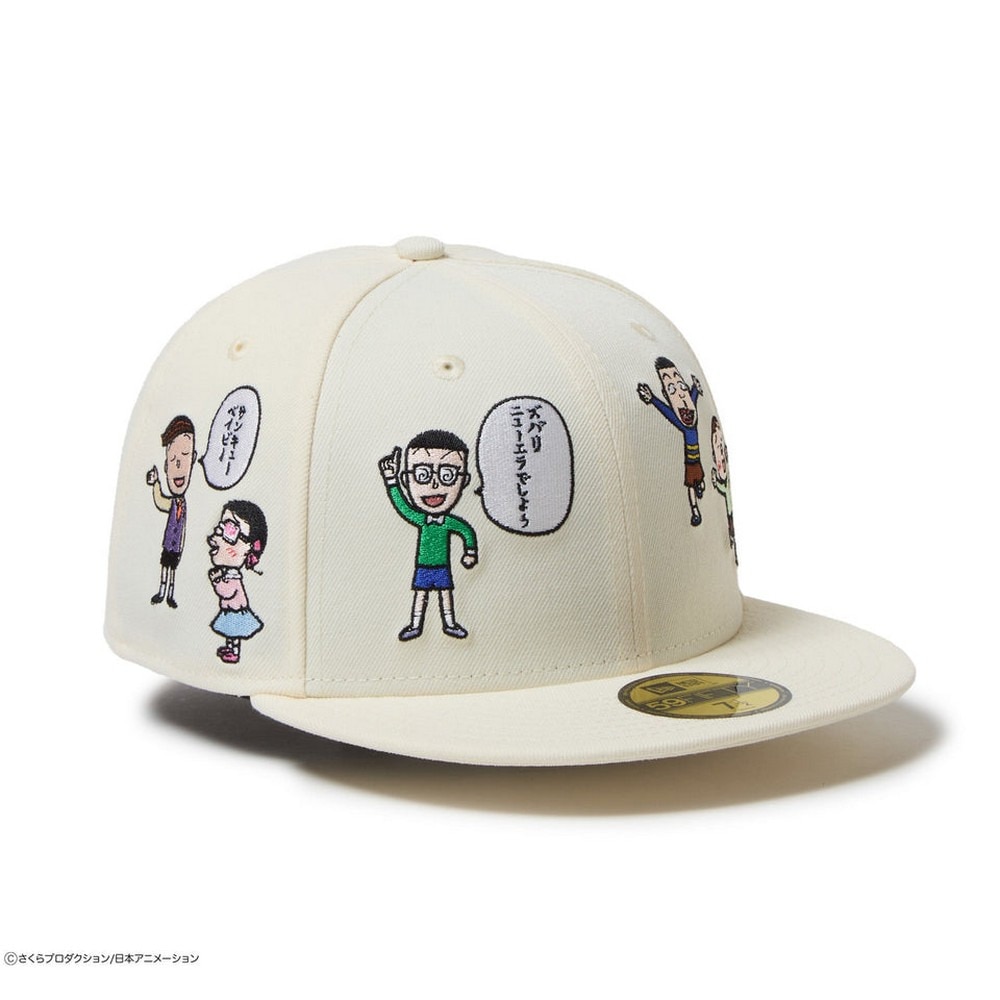 ニューエラ（NEW ERA）（メンズ、レディース）帽子 キャップ 59FIFTY ちびまる子ちゃん オールオーバー 14693459