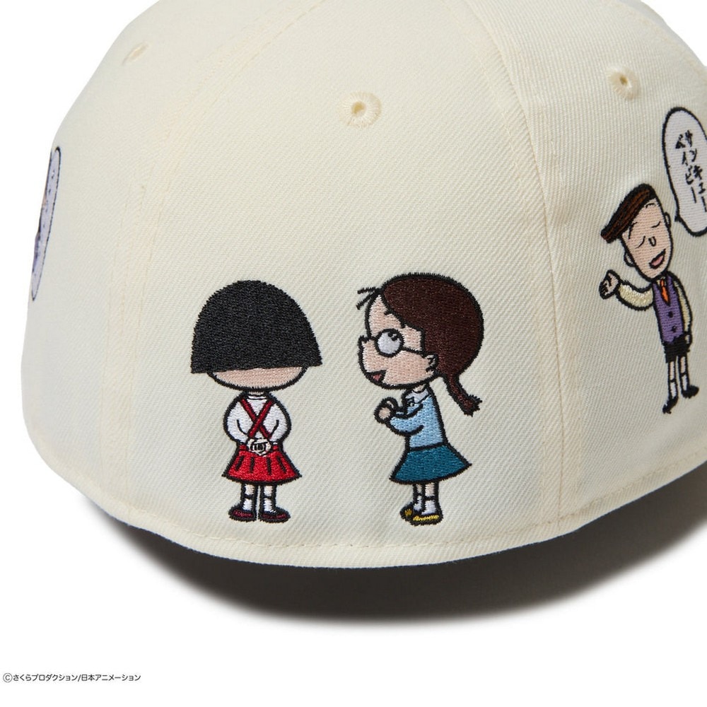 ニューエラ（NEW ERA）（メンズ、レディース）帽子 キャップ 59FIFTY ちびまる子ちゃん オールオーバー 14693459