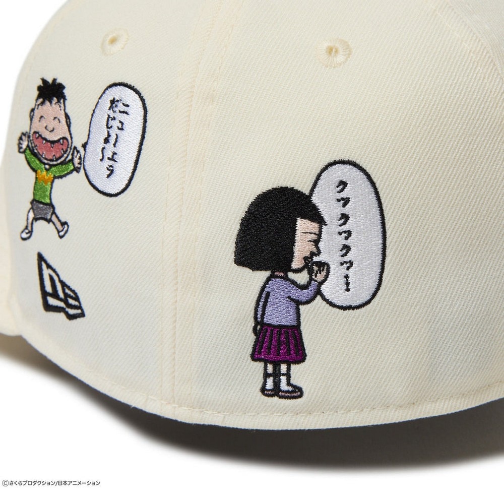 ニューエラ（NEW ERA）（メンズ、レディース）帽子 キャップ 59FIFTY ちびまる子ちゃん オールオーバー 14693459