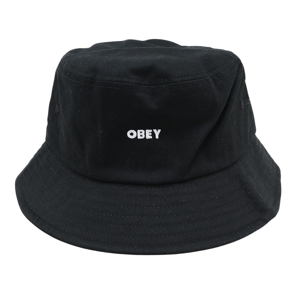 オベイ（OBEY）（メンズ、レディース）BOLD TWILL BUCKET HAT 100520055BLK22U