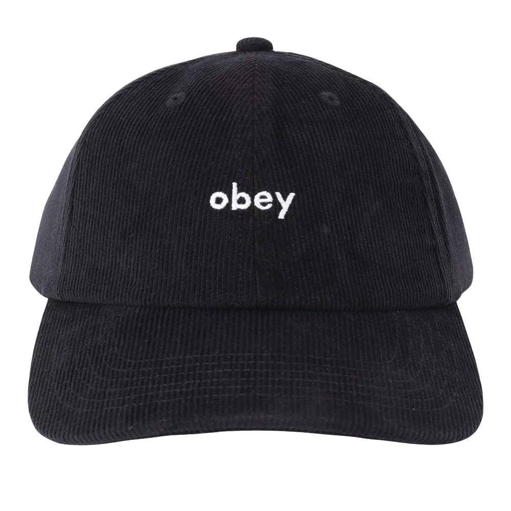 オベイ（OBEY）（メンズ）LOWERCASE コーデュロイ 6 パネル キャップ 100580378BLK