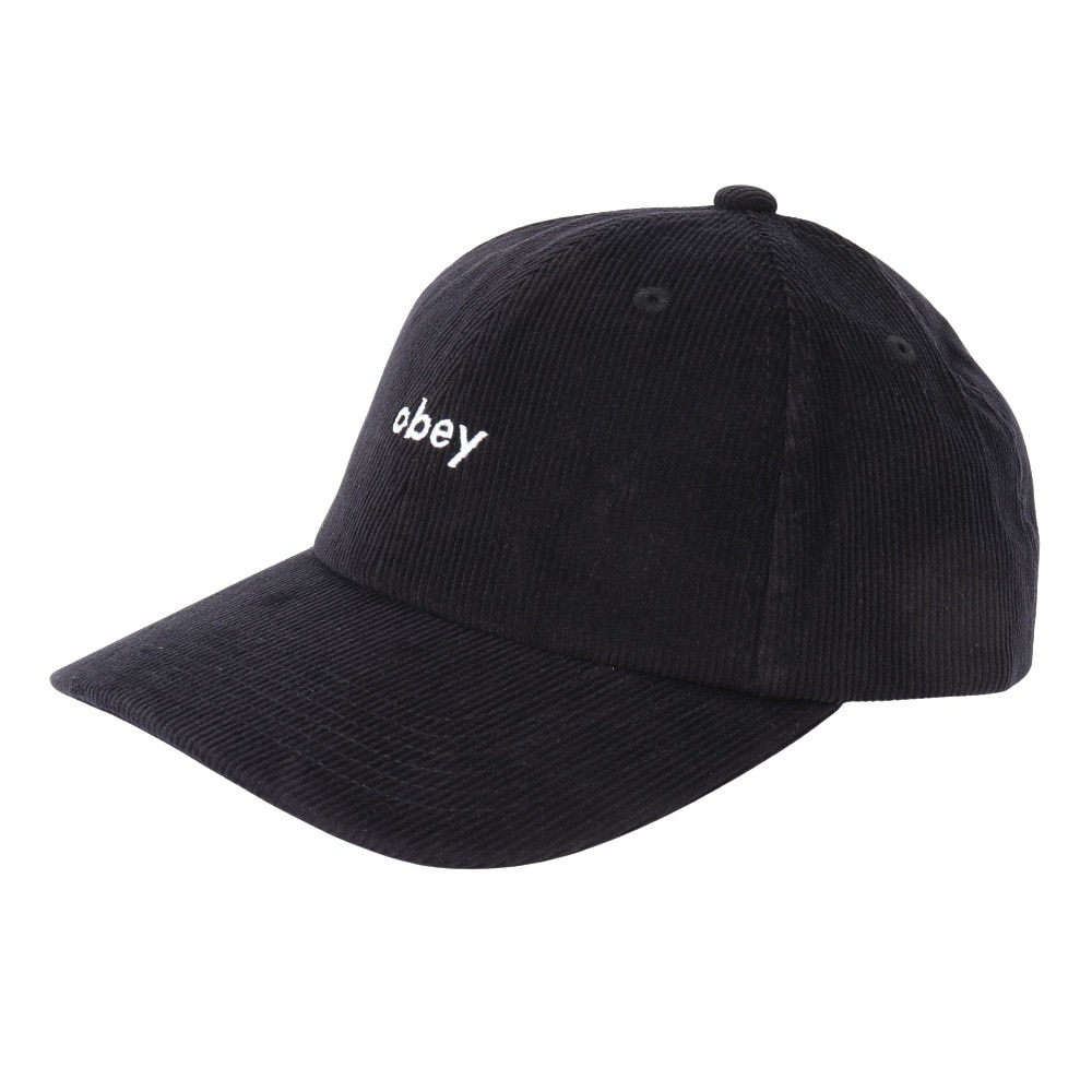 オベイ（OBEY）（メンズ）LOWERCASE コーデュロイ 6 パネル キャップ 100580378BLK