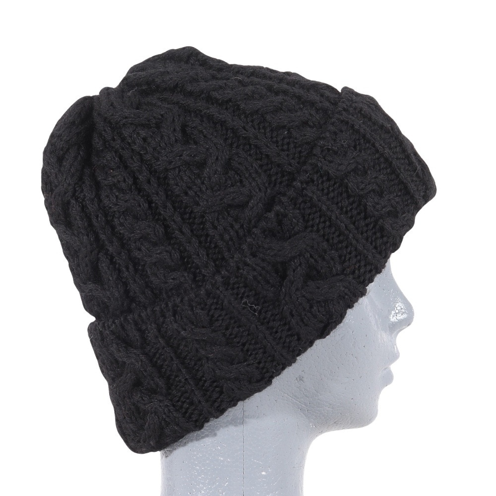 その他ブランド（OTHER BRAND）（メンズ、レディース）BW 016 Cable ボブニットキャップ HL-23FW-0001 Black