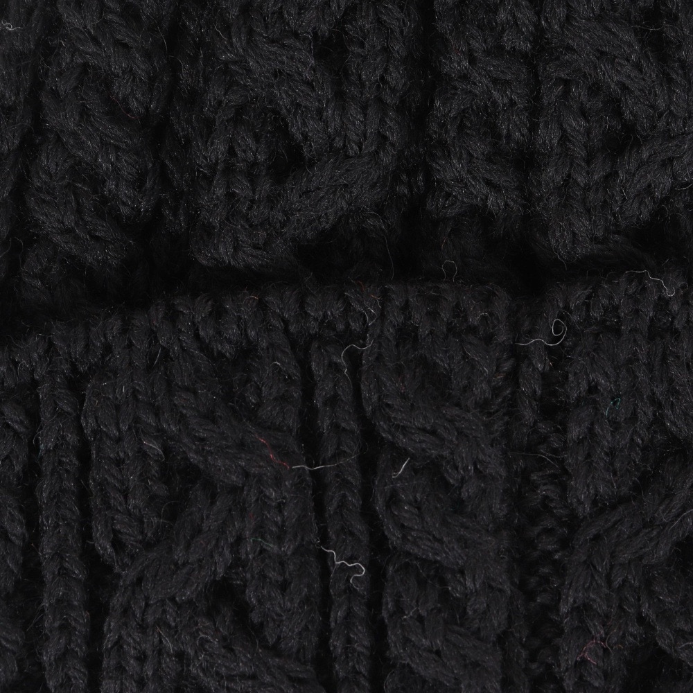 その他ブランド（OTHER BRAND）（メンズ、レディース）BW 016 Cable ボブニットキャップ HL-23FW-0001 Black