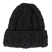 (メンズ、レディース)BW 016 Cable ボブニットキャップ HL-23FW-0001 Black