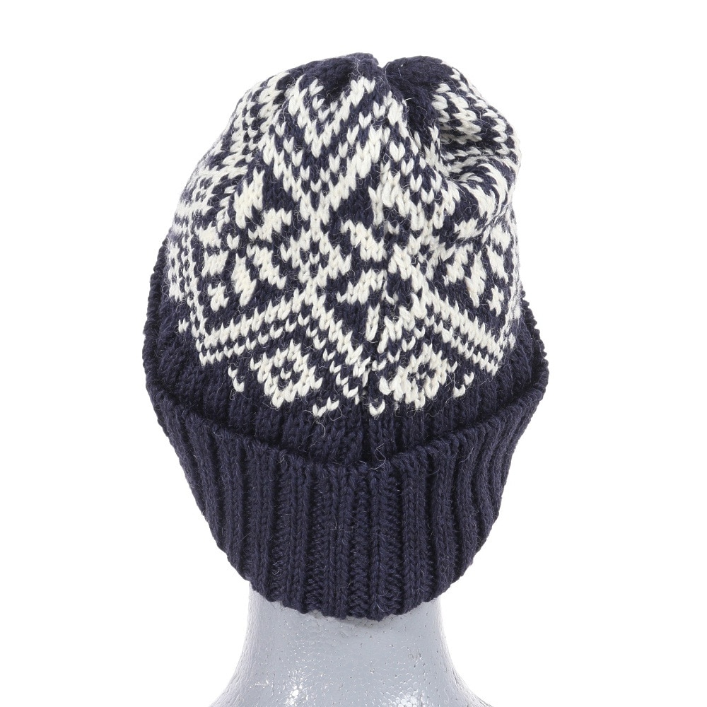 その他ブランド（OTHER BRAND）（メンズ、レディース）BW Snowflake ボブニットキャップ HL-23FW-0005 Navy