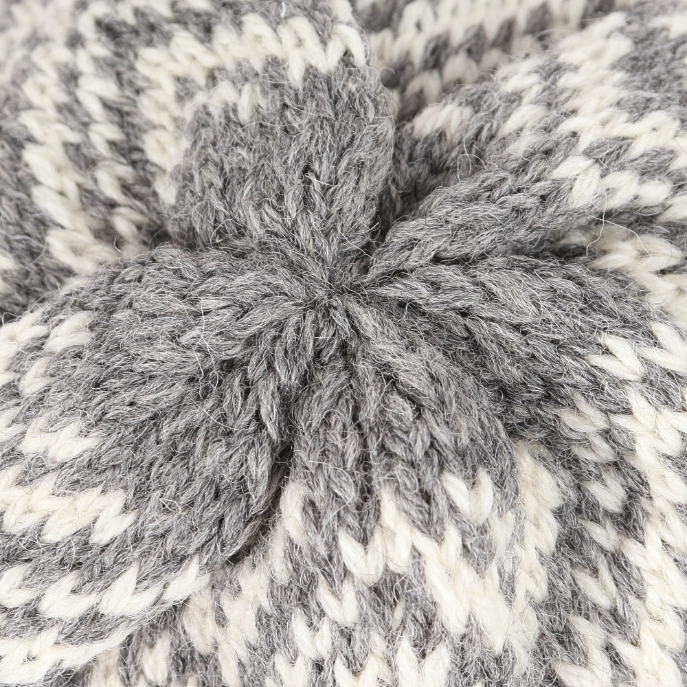 その他ブランド（OTHER BRAND）（メンズ、レディース）BW Snowflake ボブニットキャップ HL-23FW-0005 Steel