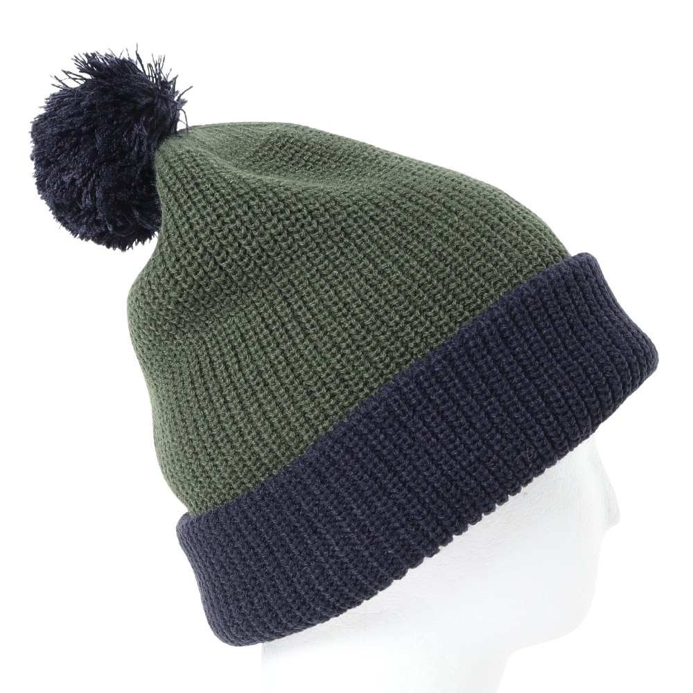 エクストララージ（XLARGE）（メンズ）POMPOM バイカラー ニットキャップ 101234051010-GREEN