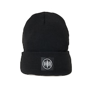 (メンズ)HFF ロゴ ニットキャップ 88000122 BLK
